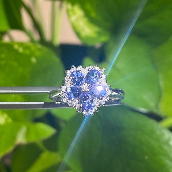 14KT diamond/tanzanite ring 💍 - Picture 3 of 17
